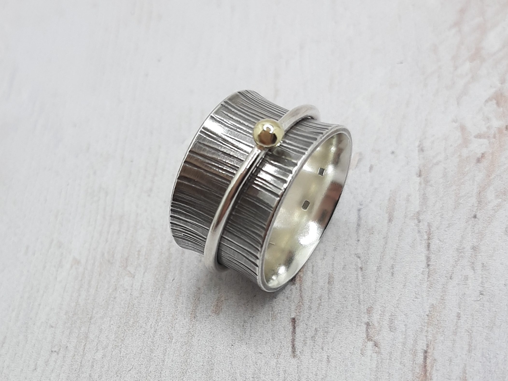 Spinner ezüst gyűrű 5