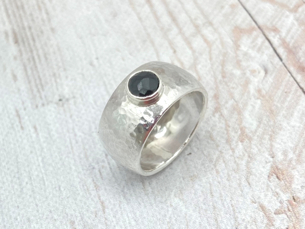 Ónix ezüst gyűrű