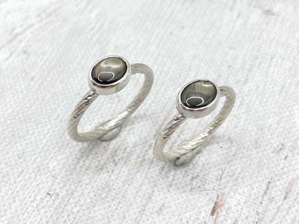 Zafír ezüst gyűrű